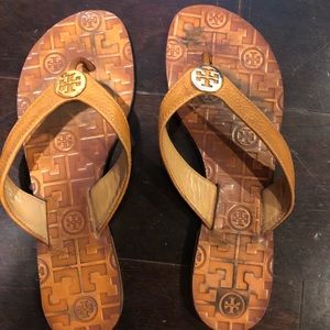 Tory Burch Tan Thora sandals